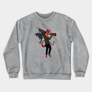 The Devil on Your Shoulder Crewneck Sweatshirt